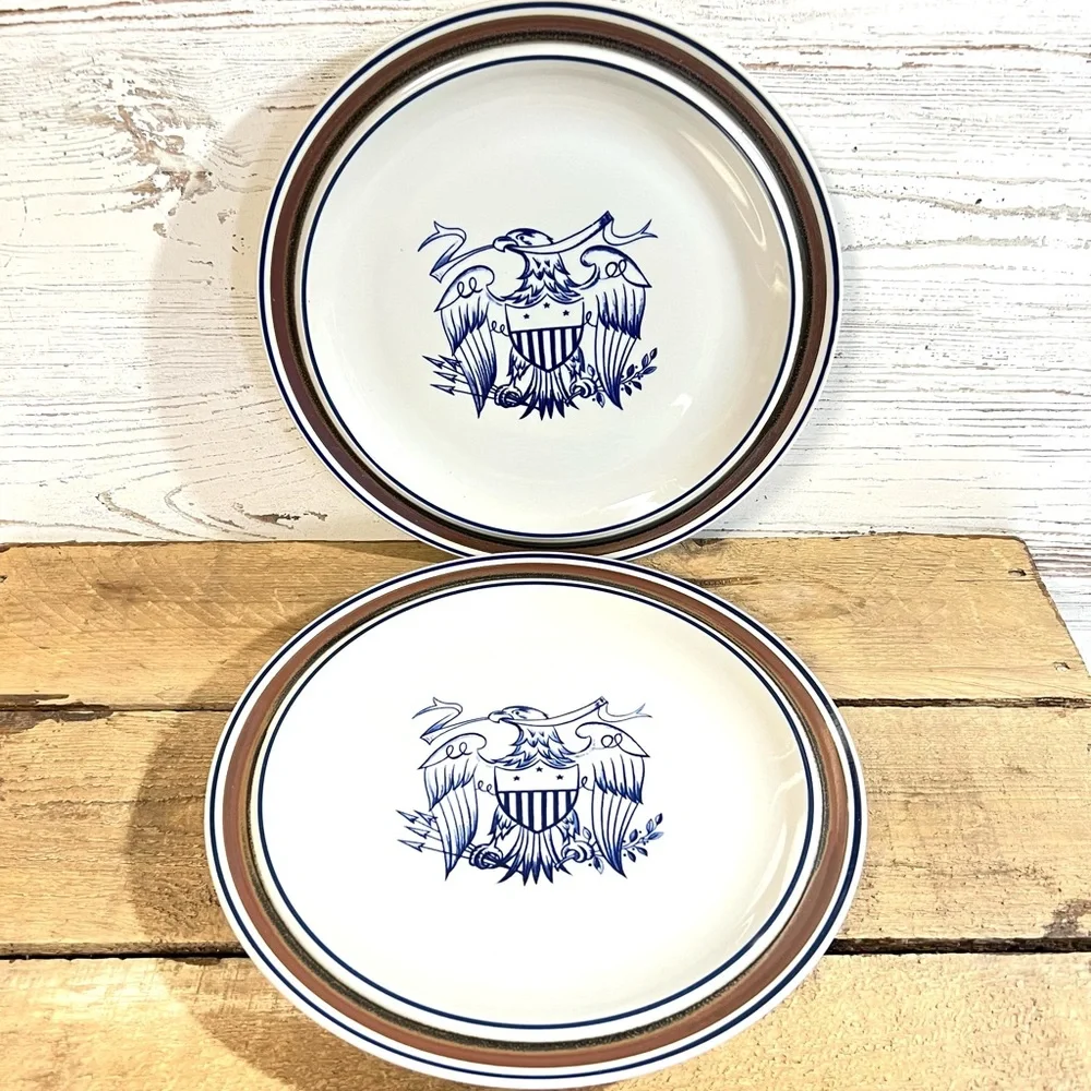 Vintage Salem stoneware plates eagle plate dinner plate replacement